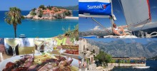 Horvātijas un Melnkalnes brīnišķīgā piekraste pie Dubrovnikas