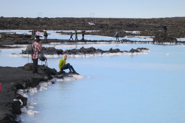 Zilā lagūna Islandē
